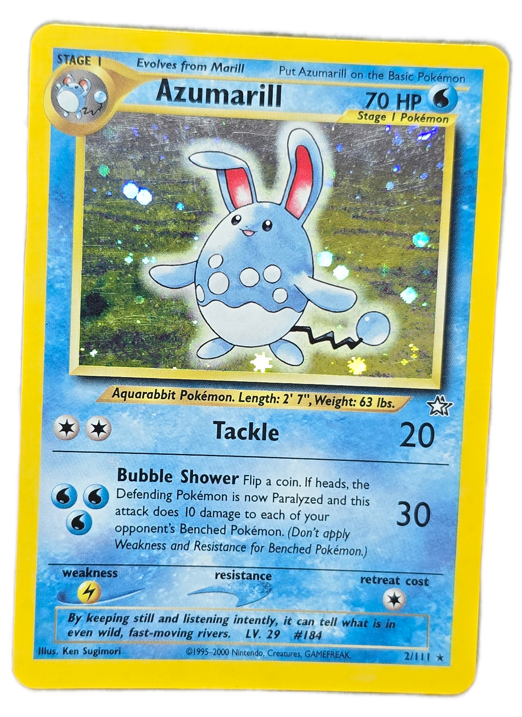 2/111 Azumarill US Neo Genesis ED2