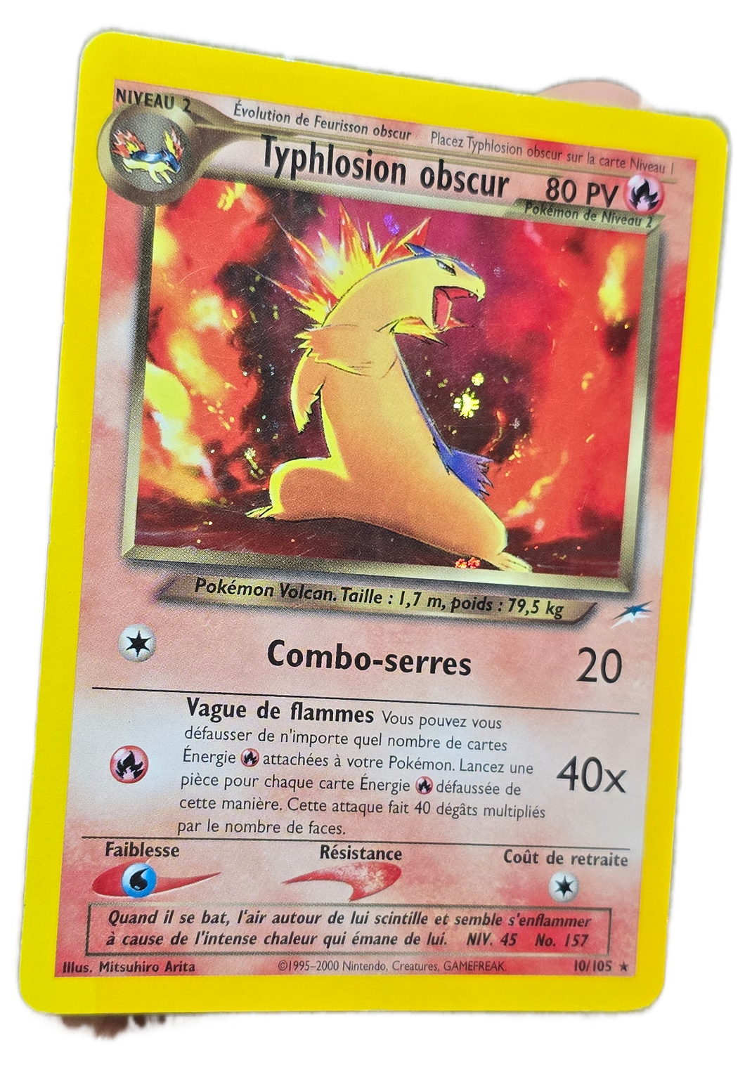 10/105 Typhlosion Obscur Neo Destiny ED2