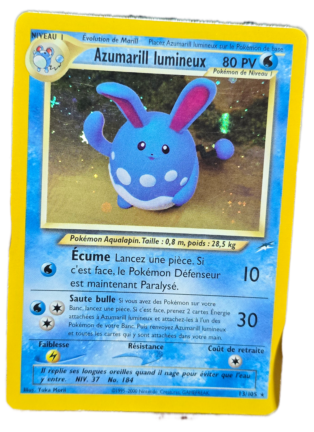 13/105 Azumarill Lumineux Neo Destiny ED2